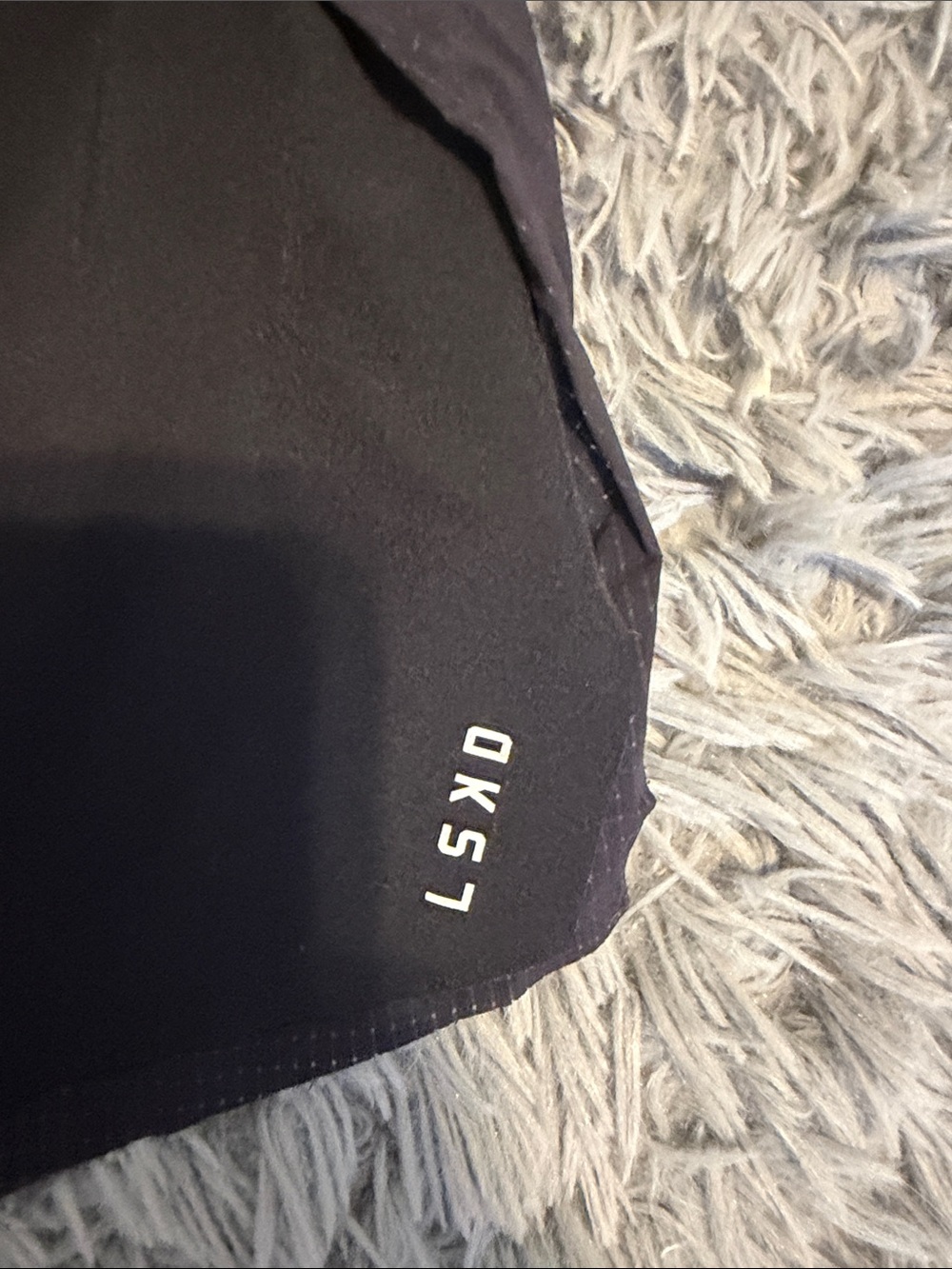 LSKD Women’s Black Layered Athletic Shorts - Picture 2 of 4